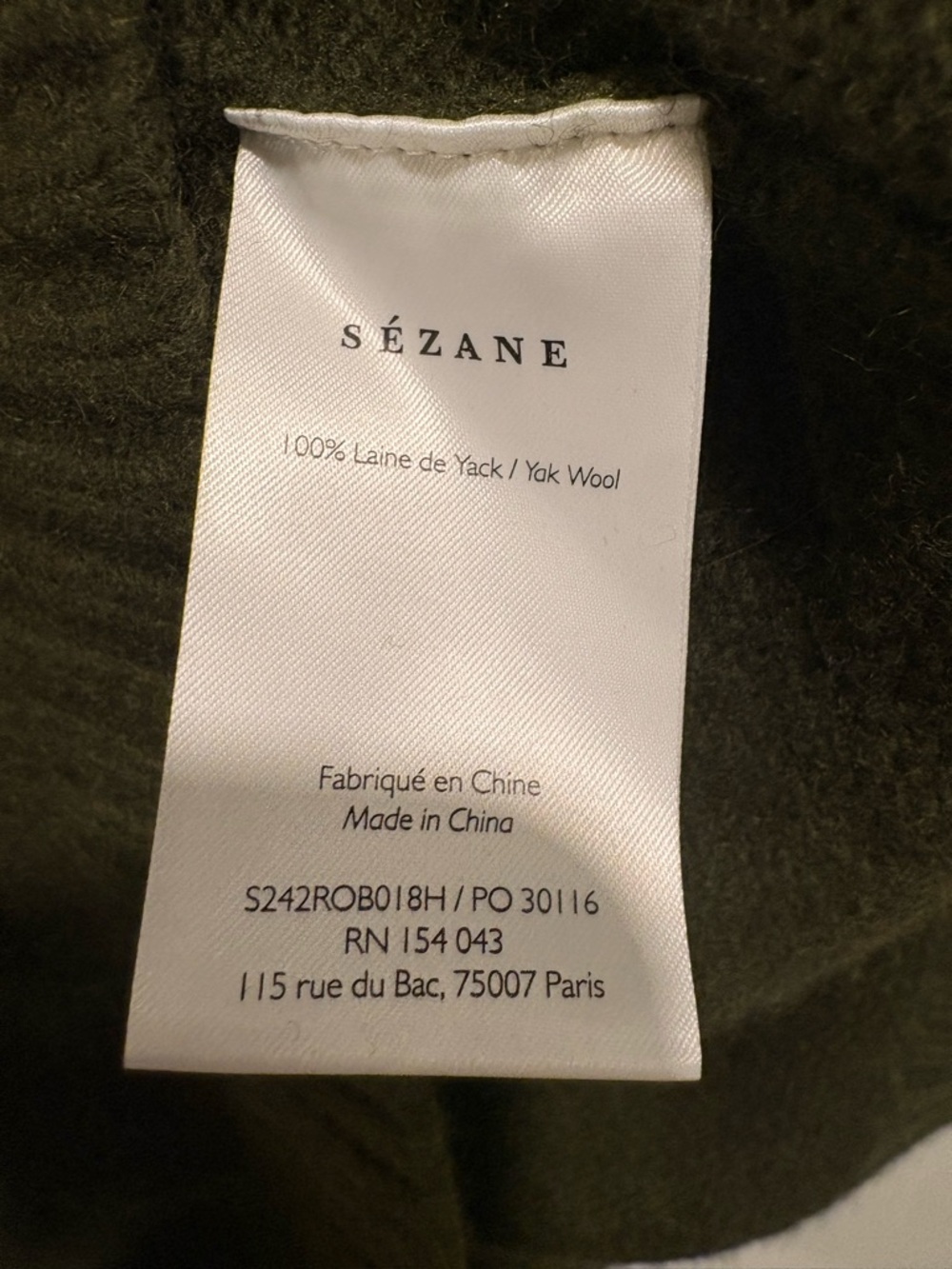 Sezane Paulie Dress Perfect Green M - Picture 8 of 13